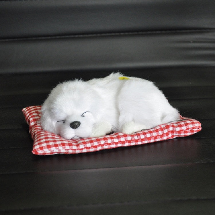 La simulazione chiamerà il cane che dorme ornamenti giocattolo bambola creativa regalo per bambini