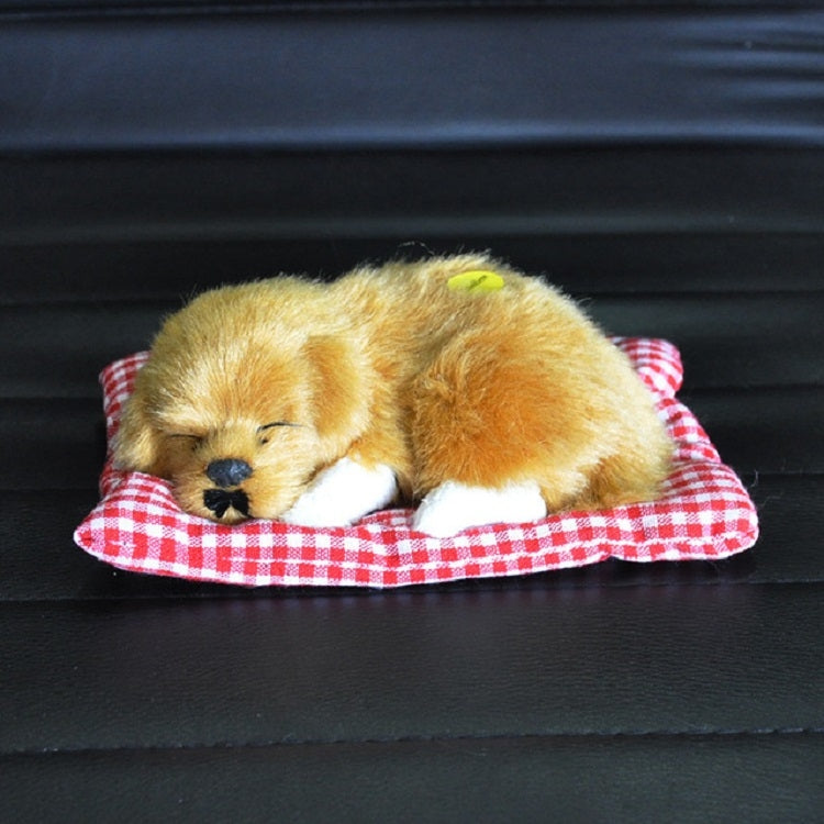 La simulazione chiamerà il cane che dorme ornamenti giocattolo bambola creativa regalo per bambini