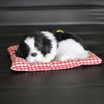 La simulazione chiamerà il cane che dorme ornamenti giocattolo bambola creativa regalo per bambini