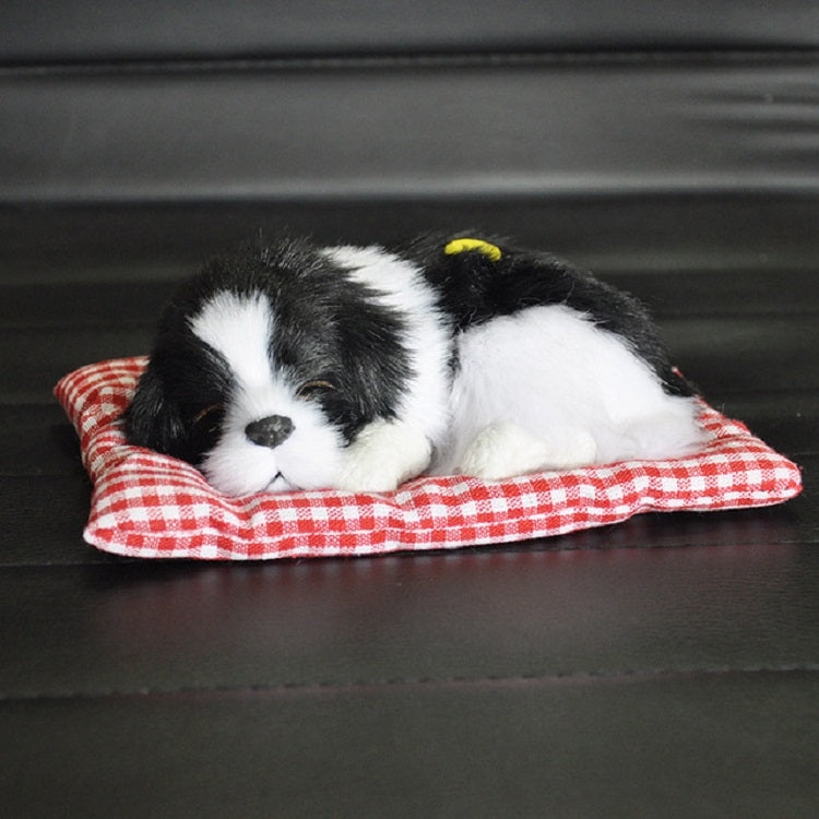 La simulazione chiamerà il cane che dorme ornamenti giocattolo bambola creativa regalo per bambini