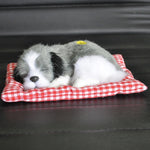 La simulazione chiamerà il cane che dorme ornamenti giocattolo bambola creativa regalo per bambini