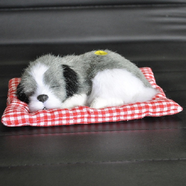 La simulazione chiamerà il cane che dorme ornamenti giocattolo bambola creativa regalo per bambini