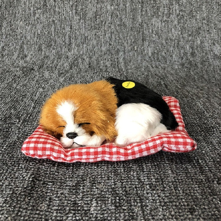 La simulazione chiamerà il cane che dorme ornamenti giocattolo bambola creativa regalo per bambini