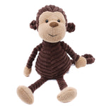 Bambola animale di peluche a strisce Bambola animale creativa, Monkey 15cm, Fox 15cm, Panda 15cm, Elephant 15cm, Dog 15cm, Pig 15cm, Lion 15cm, Gray Rabbit 15cm, Pink Rabbit 15cm, Rhinoceros 15cm, Duck 15cm, Bear 15cm, Monkey 33cm, Fox 33cm, Panda 33cm...