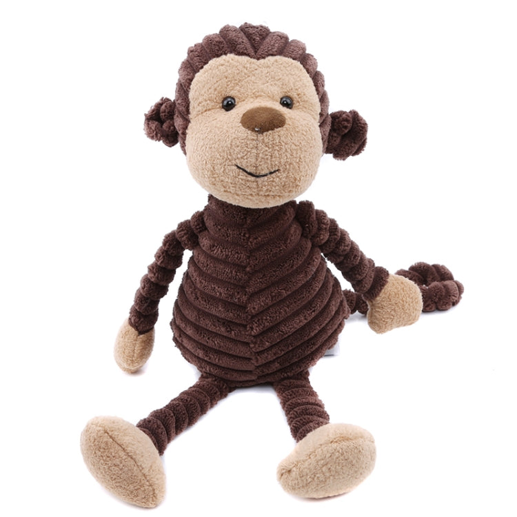 Bambola animale di peluche a strisce Bambola animale creativa, Monkey 15cm, Fox 15cm, Panda 15cm, Elephant 15cm, Dog 15cm, Pig 15cm, Lion 15cm, Gray Rabbit 15cm, Pink Rabbit 15cm, Rhinoceros 15cm, Duck 15cm, Bear 15cm, Monkey 33cm, Fox 33cm, Panda 33cm...