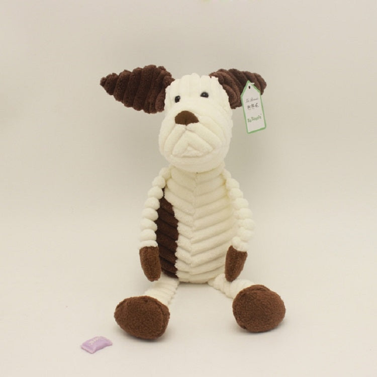 Bambola animale di peluche a strisce Bambola animale creativa, Monkey 15cm, Fox 15cm, Panda 15cm, Elephant 15cm, Dog 15cm, Pig 15cm, Lion 15cm, Gray Rabbit 15cm, Pink Rabbit 15cm, Rhinoceros 15cm, Duck 15cm, Bear 15cm, Monkey 33cm, Fox 33cm, Panda 33cm...