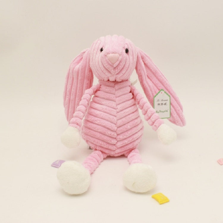 Bambola animale di peluche a strisce Bambola animale creativa, Monkey 15cm, Fox 15cm, Panda 15cm, Elephant 15cm, Dog 15cm, Pig 15cm, Lion 15cm, Gray Rabbit 15cm, Pink Rabbit 15cm, Rhinoceros 15cm, Duck 15cm, Bear 15cm, Monkey 33cm, Fox 33cm, Panda 33cm...