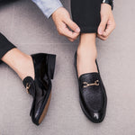 Scarpe a punta stile britannico Scarpe casual versatili Scarpe da uomo slip-on, 38, 39, 40, 41, 42, 43, 44