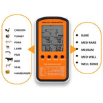 Termometro per barbecue remoto wireless Termometro per forno a doppia sonda digitale per cottura di carne, DTH-106