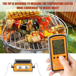 Termometro per barbecue remoto wireless Termometro per forno a doppia sonda digitale per cottura di carne, DTH-106