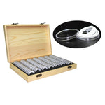 2 Scatole protettive per monete commemorative da 100 pezzi. Scatola portamonete per collezione di monete, Coin Storage Box