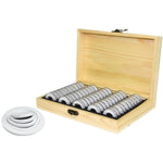 2 Scatole protettive per monete commemorative da 100 pezzi. Scatola portamonete per collezione di monete, Coin Storage Box