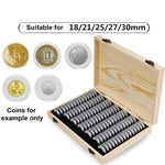 2 Scatole protettive per monete commemorative da 100 pezzi. Scatola portamonete per collezione di monete, Coin Storage Box