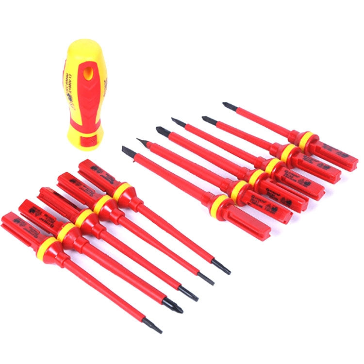 13 in 1 Industrial Telecom VDE High Pressure Resistant Screwdriver Set Apple Phone Repair Tools Screwdriver, 13 in 1