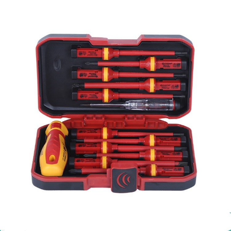 13 in 1 Industrial Telecom VDE High Pressure Resistant Screwdriver Set Apple Phone Repair Tools Screwdriver, 13 in 1