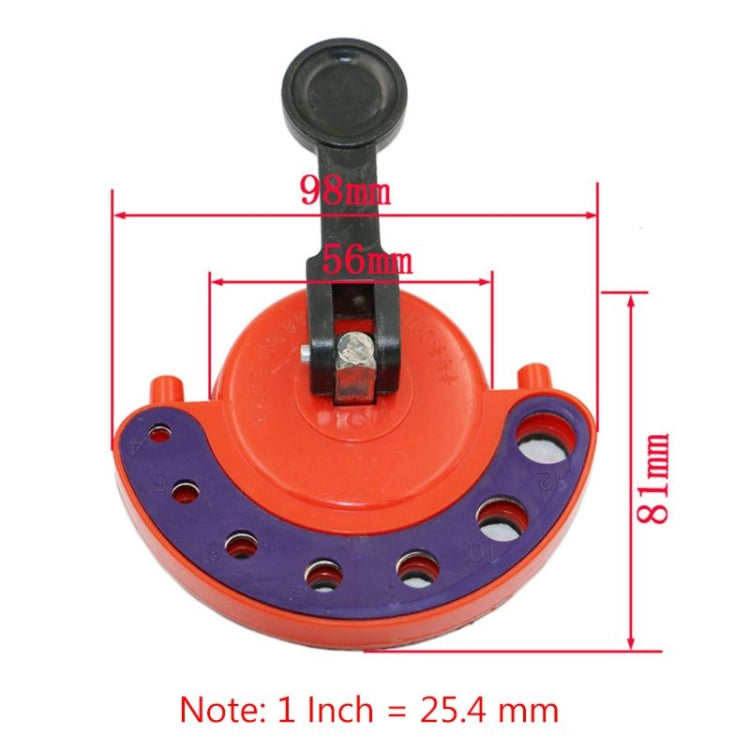 Utensile per taglierina per fori per vetro per piastrelle, trapano, ventosa fissa, Glass Hole Cutter