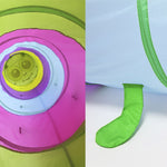 Tunnel gioco portatile per bambini 46x180 cm
