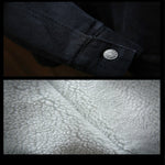 Uomo inverno fodera in lana giacche di jeans capispalla cappotti di jeans caldi, S, M, L, XL, XXL, XXXL, XXXXL, XXXXXL, XXXXXXL