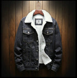 Uomo inverno fodera in lana giacche di jeans capispalla cappotti di jeans caldi, S, M, L, XL, XXL, XXXL, XXXXL, XXXXXL, XXXXXXL