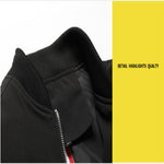Giacca da uomo con cerniera Maschile Casual Streetwear Hip Hop Slim Fit Cappotto da pilota Abbigliamento da uomo, L, XL, XXL, XXXL, XXXXL