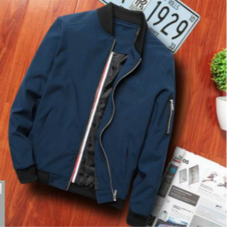 Giacca da uomo con cerniera Maschile Casual Streetwear Hip Hop Slim Fit Cappotto da pilota Abbigliamento da uomo, L, XL, XXL, XXXL, XXXXL