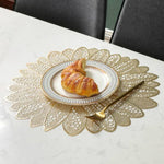 2 pezzi a forma di girasole, per la casa, moda, tavolo da pranzo in PVC, tovaglietta, stile europeo, utensili da cucina, stoviglie, sottobicchiere, caffè, tè, tovaglietta