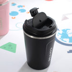 Tazza termica da viaggio per tazza termica per auto con doppia tazza da caffè in acciaio inossidabile 304, 380ml White, 380ml Black, 380ml Green, 380ml Blue, 380ml Pink, 510ml White, 510ml Black, 510ml Green, 510ml Blue, 510ml Pink