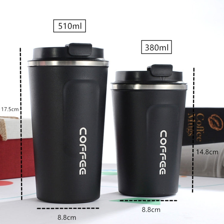 Tazza termica da viaggio per tazza termica per auto con doppia tazza da caffè in acciaio inossidabile 304, 380ml White, 380ml Black, 380ml Green, 380ml Blue, 380ml Pink, 510ml White, 510ml Black, 510ml Green, 510ml Blue, 510ml Pink