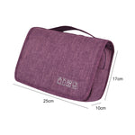 Borsa portaoggetti da viaggio multifunzionale semplice e portatile di grande capacità a cubetti