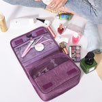 Borsa portaoggetti da viaggio multifunzionale semplice e portatile di grande capacità a cubetti