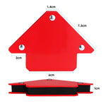 Posizionatore di saldatura magnetico Supporto magnetico triangolare forte, 25 Pounds, 50 Pounds, 75 Pounds