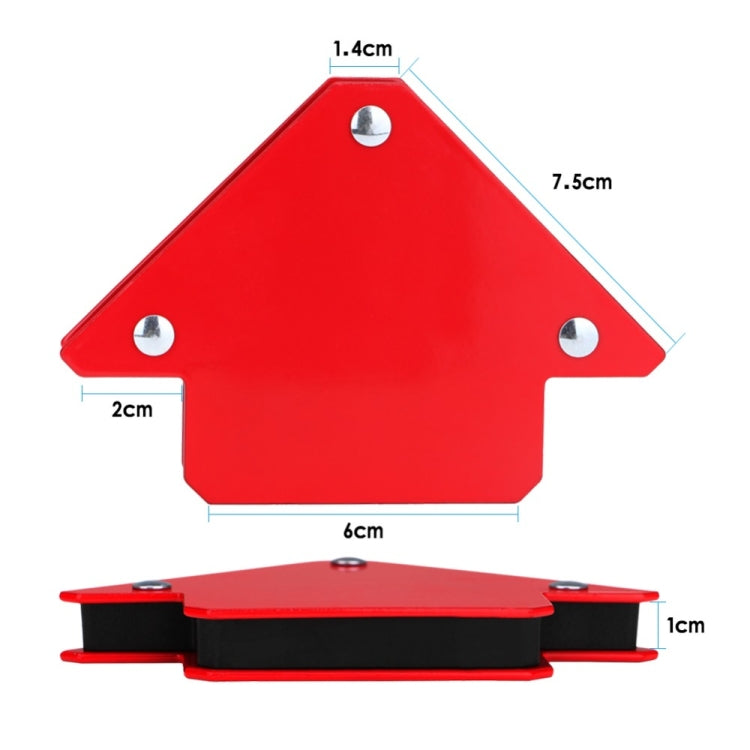Posizionatore di saldatura magnetico Supporto magnetico triangolare forte, 25 Pounds, 50 Pounds, 75 Pounds
