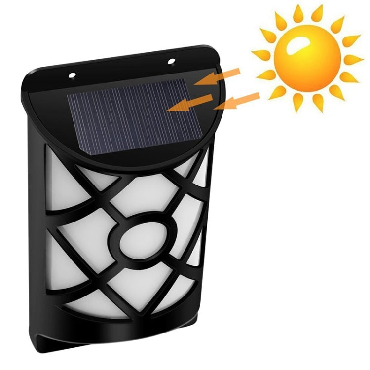 Lampada da parete solare a fiamma 66 LED 12V 0,55W