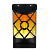Lampada da parete solare a fiamma 66 LED 12V 0,55W