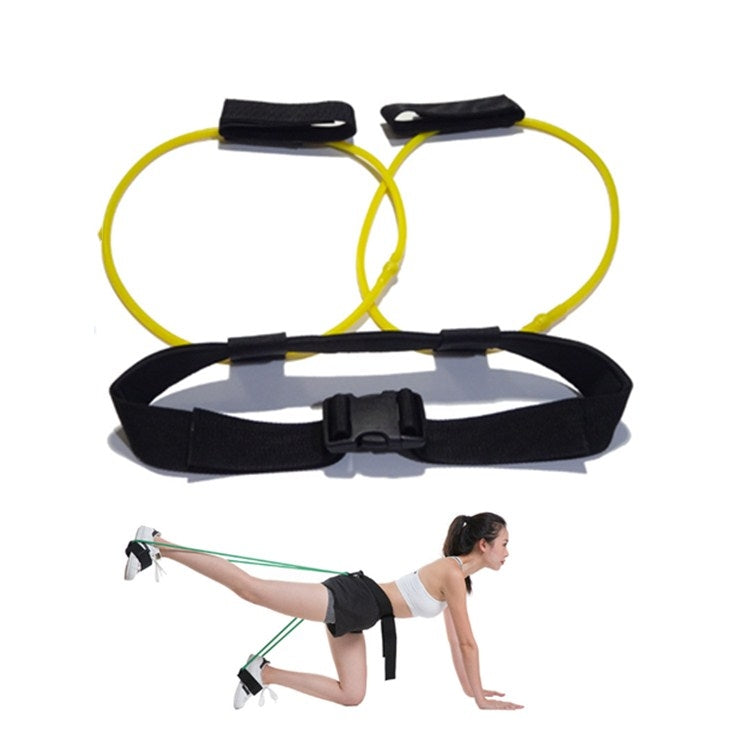 Forniture per il fitness con fascia elastica per yoga in lattice naturale per allenamento delle gambe, Yellow 10LB, Red 20LB, Blue 25LB, Green 30LB, Black 35LB