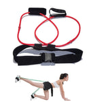 Forniture per il fitness con fascia elastica per yoga in lattice naturale per allenamento delle gambe, Yellow 10LB, Red 20LB, Blue 25LB, Green 30LB, Black 35LB
