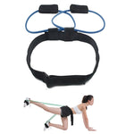Forniture per il fitness con fascia elastica per yoga in lattice naturale per allenamento delle gambe, Yellow 10LB, Red 20LB, Blue 25LB, Green 30LB, Black 35LB