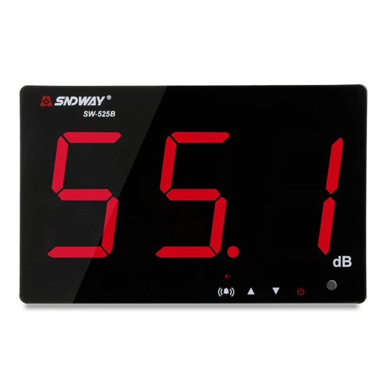 Tester per il monitoraggio dei decibel del rumore con display digitale a grande schermo SNDWAY da 30 ~ 130 dB, SW525B with Storage + USB, SW526A 18 inch Display, SW535A 18 inch Display 5-in-1, SW525G with Storage + USB Green