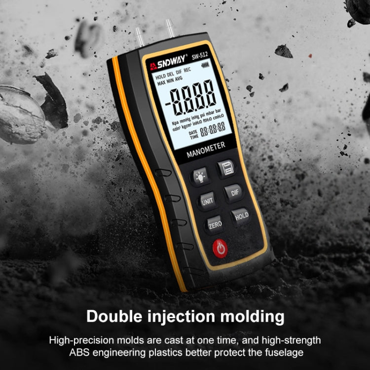 Tester digitale pressione differenziale SNDWAY SW512