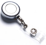 2 pezzi in lega di zinco con fibbia facile da tirare, portachiavi con clip posteriore, tipo fibbia telescopica antifurto