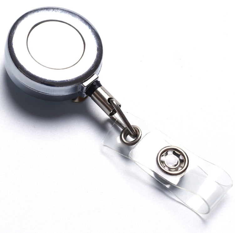 2 pezzi in lega di zinco con fibbia facile da tirare, portachiavi con clip posteriore, tipo fibbia telescopica antifurto