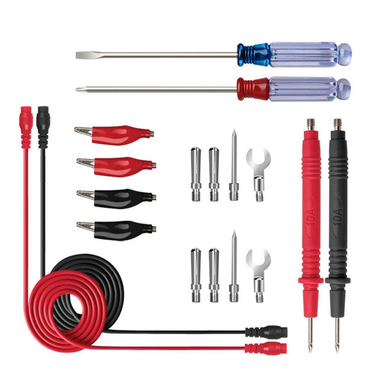 ANENG PT1020+ Penna da tavolo multimetro Kit di strumenti di riparazione elettronica con penna da tavolo multifunzionale ad ago intercambiabile, 18 in 1