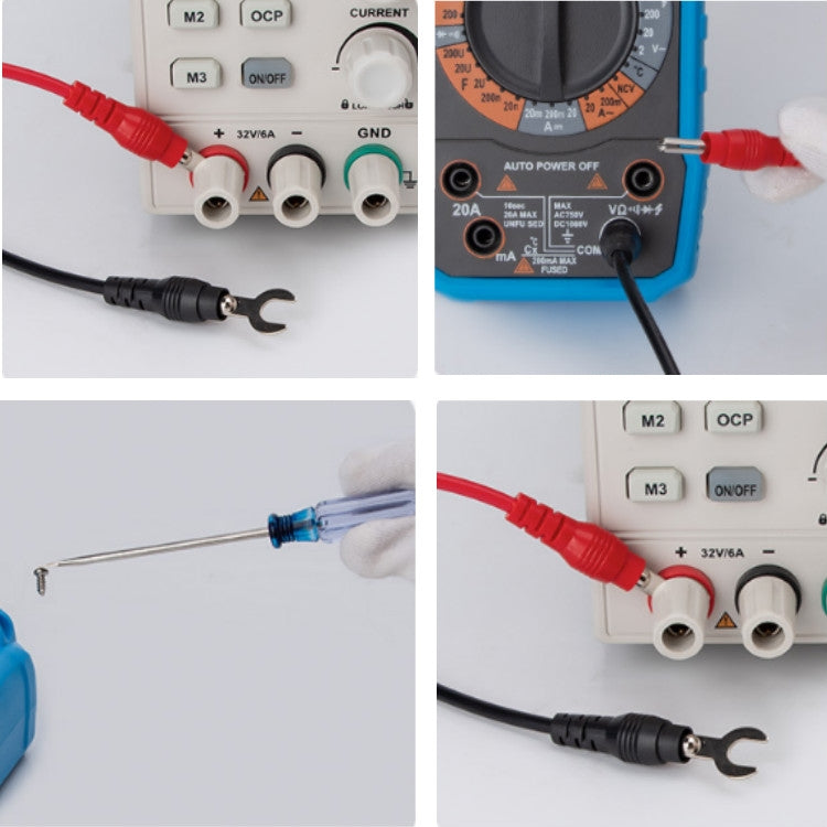 ANENG PT1020+ Penna da tavolo multimetro Kit di strumenti di riparazione elettronica con penna da tavolo multifunzionale ad ago intercambiabile, 18 in 1