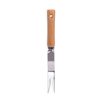 Strumento per la raccolta delle radici con manico in legno per diserbo spesso in acciaio inossidabile, Wooden Handle Root Picking Tool