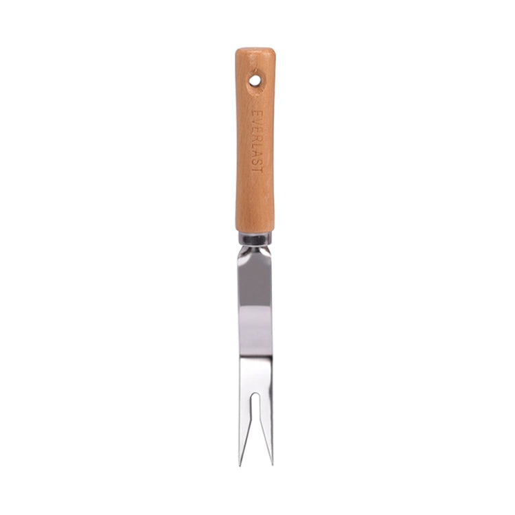 Strumento per la raccolta delle radici con manico in legno per diserbo spesso in acciaio inossidabile, Wooden Handle Root Picking Tool