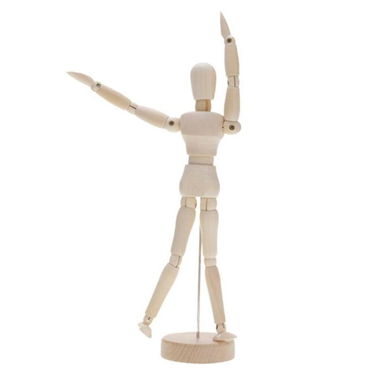Marionetta in legno giocattolo umanoide arte schizzo modello bambola congiunta, 4.5 Inch, 5.5 Inch, 8 Inch, 12 Inch, 16 Inch