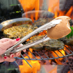 3 pezzi di clip per alimenti in acciaio inossidabile da 9 pollici per pane, clip per barbecue, strumenti per la cottura, Bread Barbecue Clip