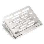 Accessori da picnic per barbecue portatili con rete per barbecue pieghevole in acciaio inossidabile, S 15x10.3CM, M 22.6x15.8CM, L 35.8x20CM