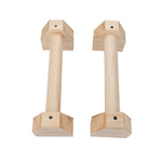Barre parallele singole in legno Supporto per esercizi capovolti Supporto per flessioni, dimensioni: 50 cm, Wooden Push-up Bracket