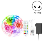 Tuta Bluetooth Smart Music Sound Control Striscia luminosa Non impermeabile 5050 RGB Striscia luminosa a LED con atmosfera colorata con telecomando a 24 tasti, 5M 150 LEDs, 5M 300 LEDs, 10M 300 LEDs, 10M 600 LEDs, 15M 450 LEDs, 15M 270 LEDs